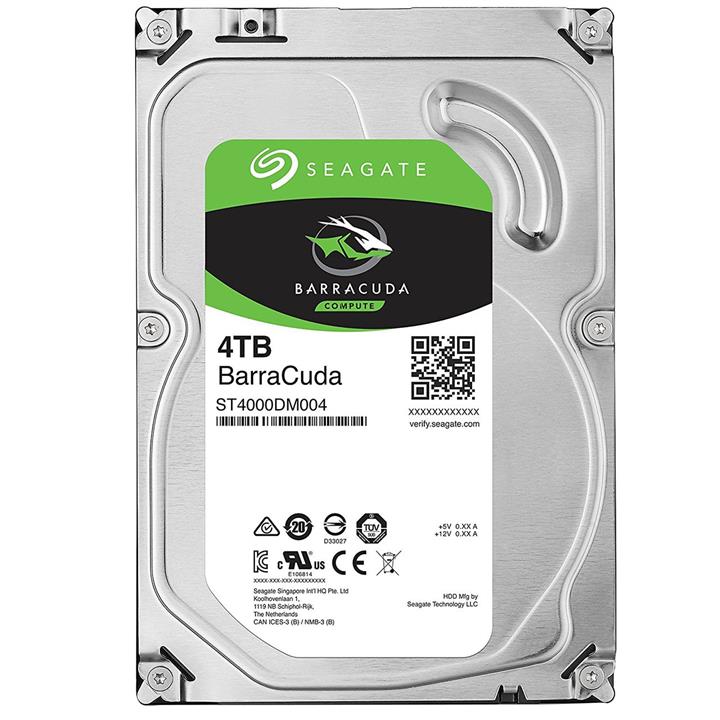 هارددیسک اینترنال سیگیت مدل BarraCuda ST4000M004 ظرفیت 4 ترابایت Seagate BarraCuda ST4000M004 Internal Hard Drive - 4TB